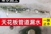 如何修复天花板漏水对墙面的损害（快速修复天花板漏水）