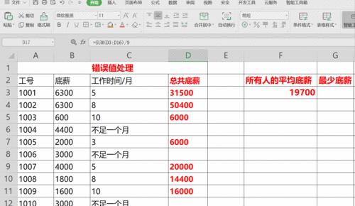 用分享if函数计算公式的方法提升Excel技能（简单易懂的Excel公式教程）  第1张