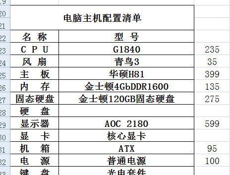 挑选一万左右的台式电脑配置，享受高性能的工作和娱乐体验（打造性价比超高的台式电脑配置）  第1张